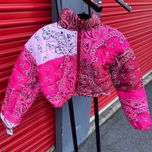 Pink bandana jacket